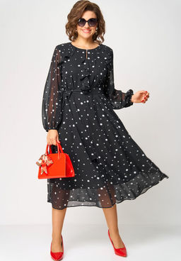 Платье EVA GRANT 7177 горох