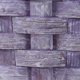 Набор корзин плетёных, 19×7.5×9.5/31 см, 22×9×11/34 см, 24×9×11.5/35 см, 3 шт., фиолетовые, бамбук