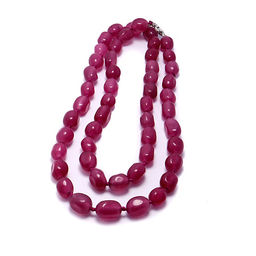 Бусы из камня Рубиновый агат-привлекает любовь, разжигает остывшие чувства, дарует счастье