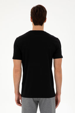 Мужская черная базовая футболка Неожиданная скидка в корзине - U.s. polo assn фото 5