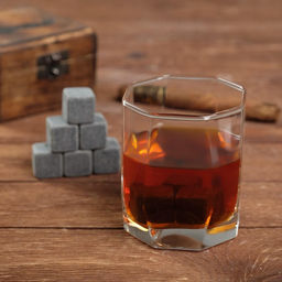Подарочный набор Легенда алкоголя, фляга, камни для виски, мешочек - Дорого внимание фото 2