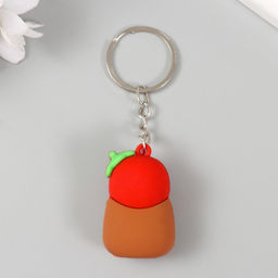 Цена за 12 шт. Брелок для ключей на кольце «Капибара», резина, 4.4×2.8×2.2 см, МИКС