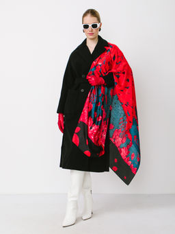 Большой мягкий очень нежный двусторонний палантин - Tantino фото 2