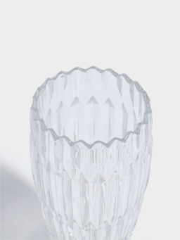 Ваза стекло настольная "Остин" геометрия, 22х11 см, прозрачный