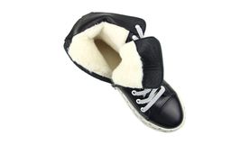 Ботинки EDART 215.icebergw. black/мех