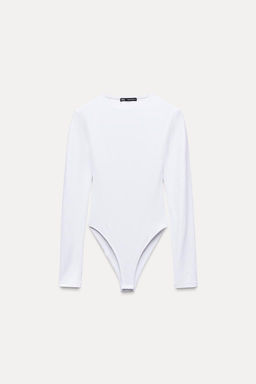 LONG SLEEVE POLYAMIDE BODYSUIT - Zara фото 15