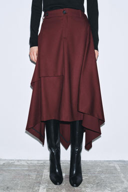 ZW COLLECTION ASYMMETRIC SKIRT - Zara фото 4