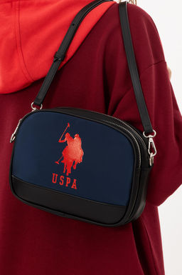 Женская темно-синяя стеганая сумка через плечо - U.s. polo assn фото 2
