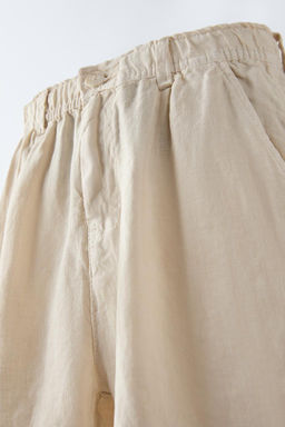 UZUN KETEN BERMUDA SORT - Zara фото 5