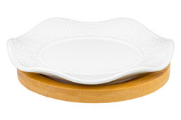 Подставка п/лимон 12,5*12,5*11 см Розы на дер. подставке - Elan gallery фото 6