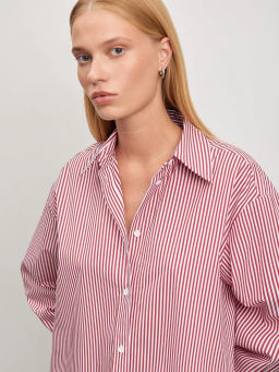 Рубашка в полоску - Emka фото 8