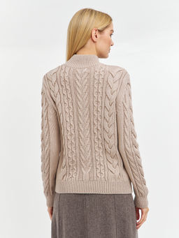 водолазка женская свободного кроя с косами - Glenfield фото 7