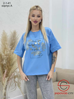 Женская футболка с принтом