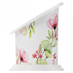 Подставка для столовых приборов пластмассовая Маки 16х13х16см, 4-хсекционная (Россия) - Домашняя Мода фото 5