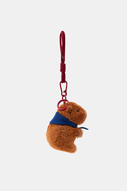 CAPYBARA SCARF CHARM KEY RING - Zara фото 4