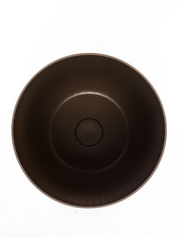 Кашпо для цветов «Рамона», 7.8 л, d=28 см, h=25.5 см, со вставкой, пластиковое, серое