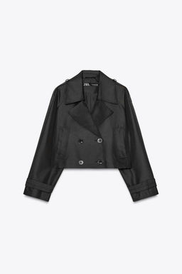 SHORT DOUBLE-BREASTED JACKET - Zara фото 11
