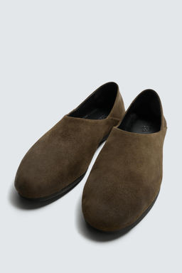 MOCAS?N PIEL SUELA VIBRAM® AARON LEVINE X ZARA / Bronce  фото 2