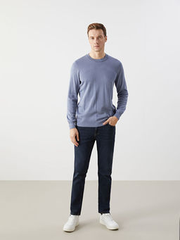 Bisiklet Yaka Erkek Triko Kazak