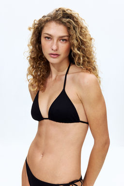 Top de bikini triangular con relleno - H&m фото 13