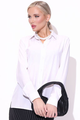 Рубашка базовая (белая) - Эльза фото 7