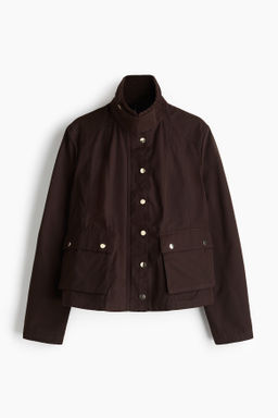 Chaqueta con cuello de pana