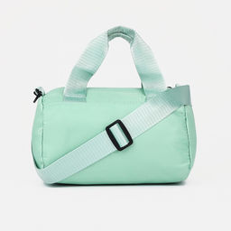 Сумка спортивная на молнии, наружный карман, цвет зелёный - Simaland фото 3