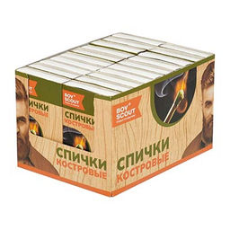 Цена указана за 2 шт. BOYSCOUT Спички Костровые 90 мм, 30 шт (отгрузка кратно 20 шт.) /80/20  фото 5