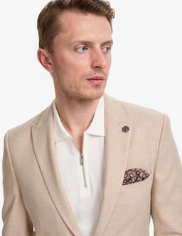 A__k Kahverengi Ex. Slim Fit %100 Pamuk Ceket