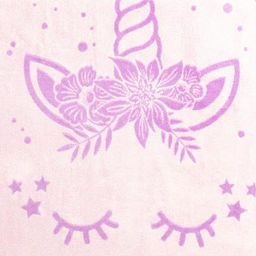 Полотенце махровое Этель Единорог, 70х130 см, 100% хлопок, 420гр/м2  фото 2