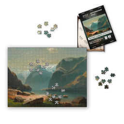 ФРЕЯ GTG-PZLD-013 Пазл деревянный Озеро в горах Швейцарии. 1866. Саврасов А.К. 500 элемент