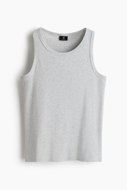 Camiseta sin mangas en canal? Slim Fit - H&m фото 3