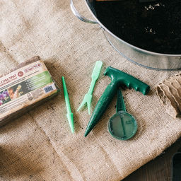 Набор посадочного инструмента: конус - 2 шт., сеялка, пикировщик, пластик, Greengo