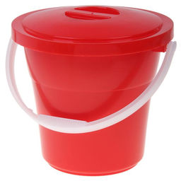 Ведро с крышкой «Евро», 12 л, d=33 см, h=29 см, МИКС