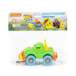 Конструктор-транспорт Джип (22 элемента) (в пакете) - Полесье фото 10