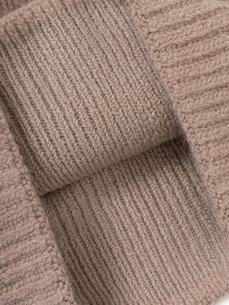 Шапка жен. пух енот+шерсть+виск LB-N88069 dirty pink