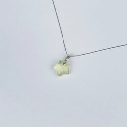 Кулон на цепочке из лимонного Кварца 45 см