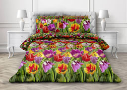 Наволочка 50*70 см, бязь Люкс, на клапане (Цветы Голландии)