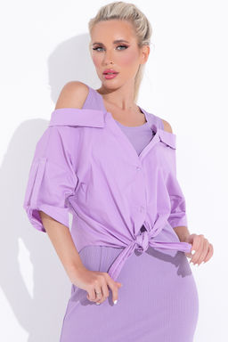 Платье Морской бриз (сирень) - Эльза фото 4