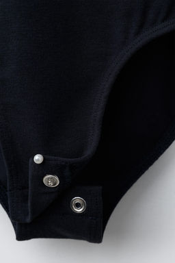 BODY VOLANTE Y TACHAS CON MODAL / Antracita oscuro - Zara фото 4