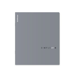 Тетрадь 48л. ErichKrause "Simple Color. Серая" клетка (63321) soft-touch ламинация, выб. лак