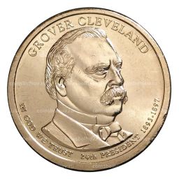1 доллар 2012 года D Гровер Кливленд 24-й президент США