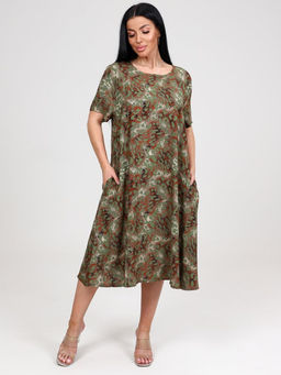 47 ПЛАТЬЕ ЖЕНСКОЕ (Зелёный) - А-дина фото 2