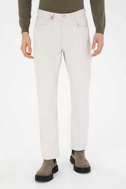Erkek Regular Fit Ta_ Kanvas Pantolon