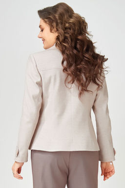 Жакет FITA 20754 капучино + бежевый  фото 4