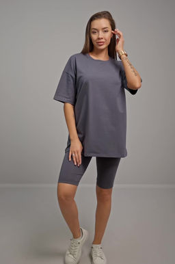 Женский костюм оверсайз Happyfox