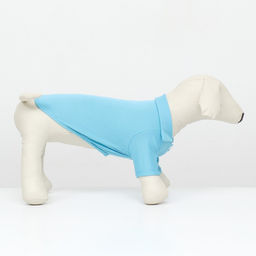 Футболка-поло для животных, L (ДС 35, ОГ 45, ОШ 30 см), голубая - Simaland фото 2