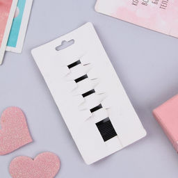 Цена за 4 шт. Невидимки для волос «Классическая коллекция», набор 15 шт., чёрные