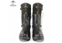 Монголки коричневые с замком, литая подошва,