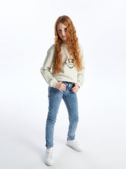 Skinny Fit K?z ?ocuk Jean Pantolon